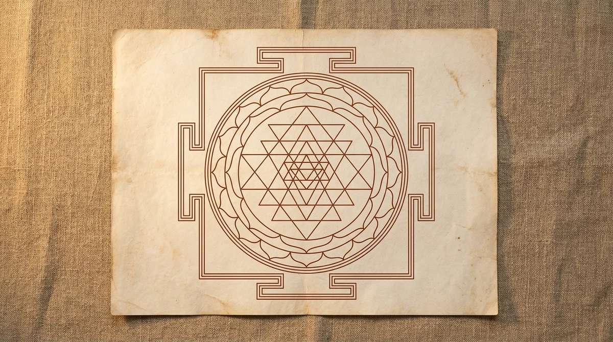 Wie man ein Sri Yantra für die Meditation auswählt